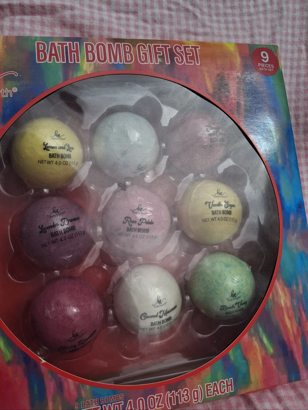 Multi-Color Bath Bomb Gift Set - 9 Pack - Picture 2 of 5